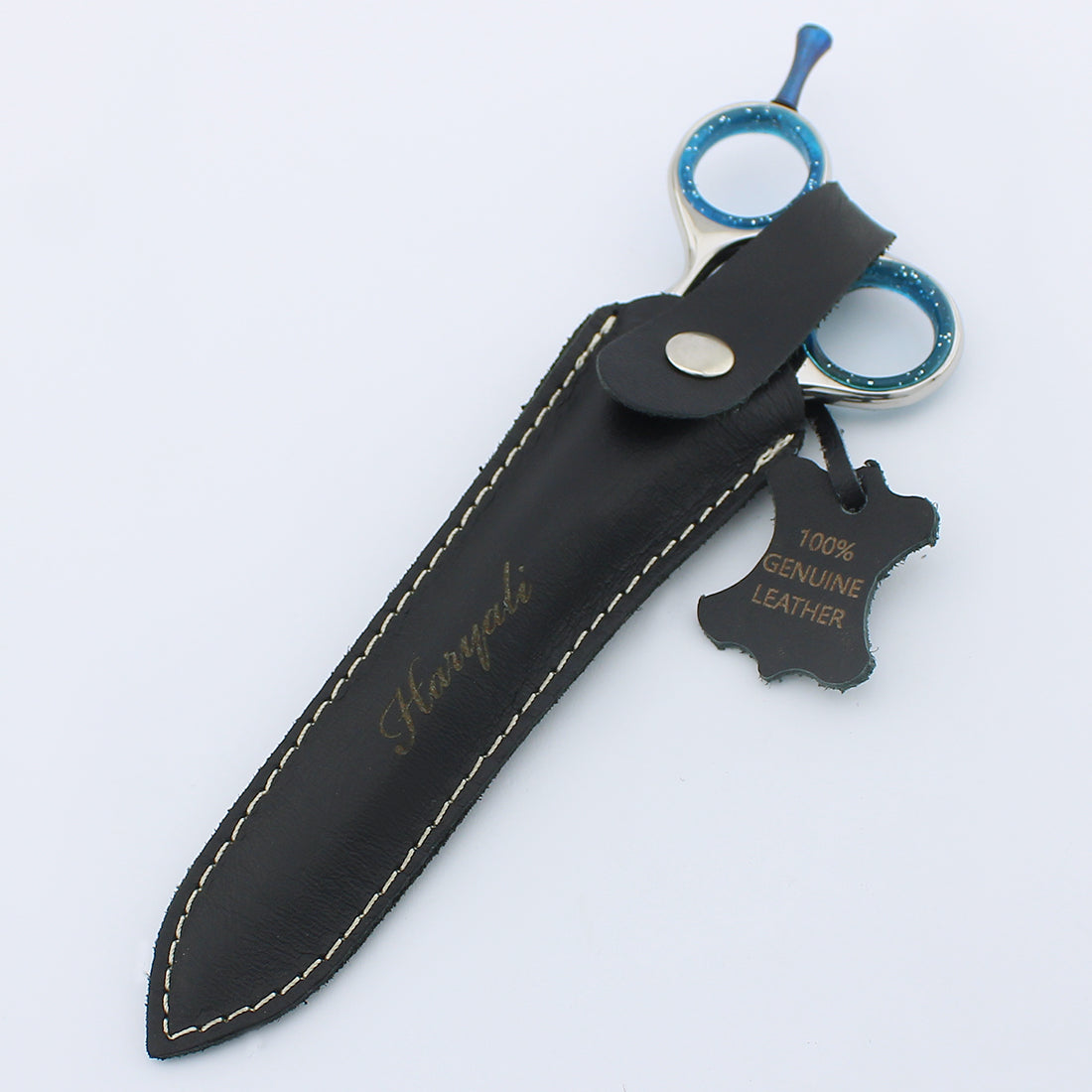 5.5” Stainless Steel Chrome Grooming Scissors with Adjustable Screws