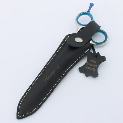 5.5” Stainless Steel Chrome Grooming Scissors with Adjustable Screws