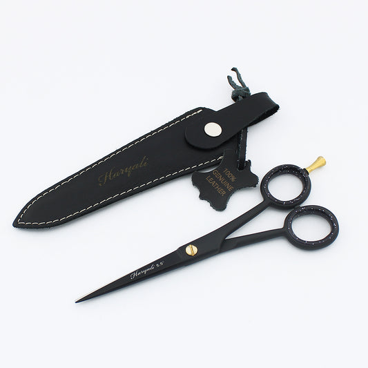 5.5” Black Hairdressing Scissors for Hair Cutting and Grooming