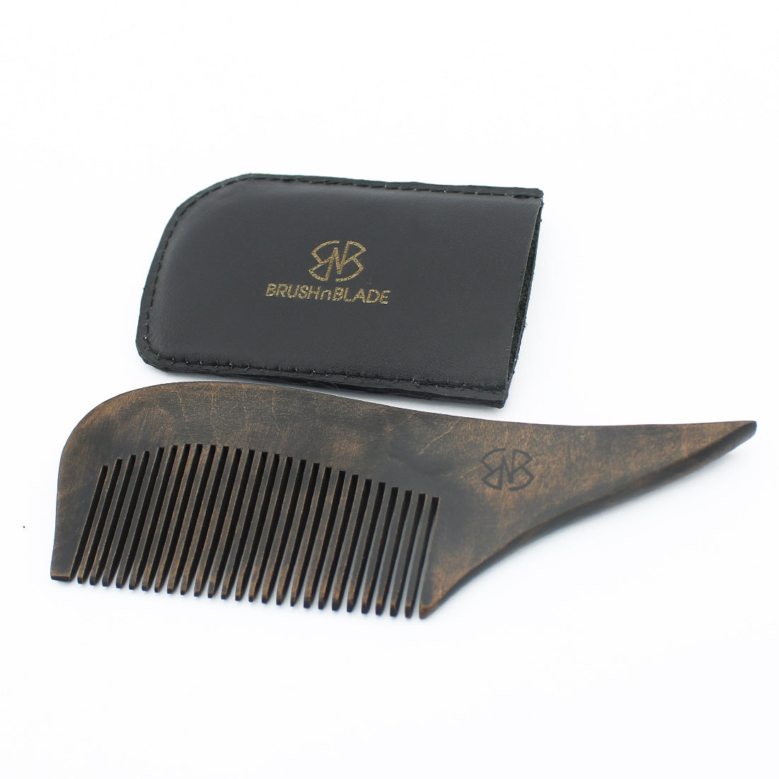 Antique Wooden Anti-Static Beard Comb