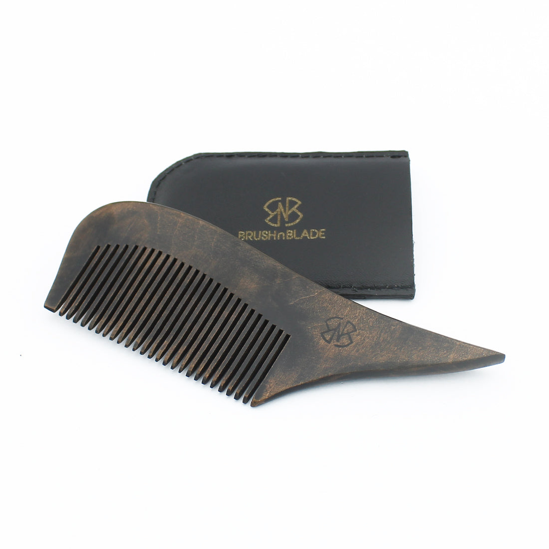 Antique Wooden Anti-Static Beard Comb