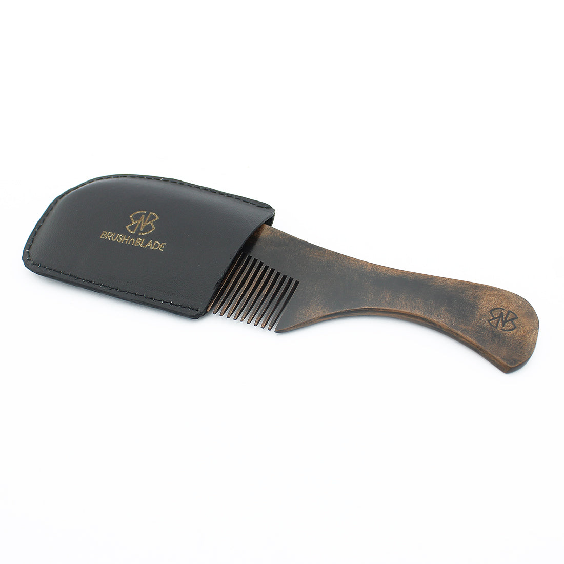 Premium Leather Pouch for Heritage Wooden Comb