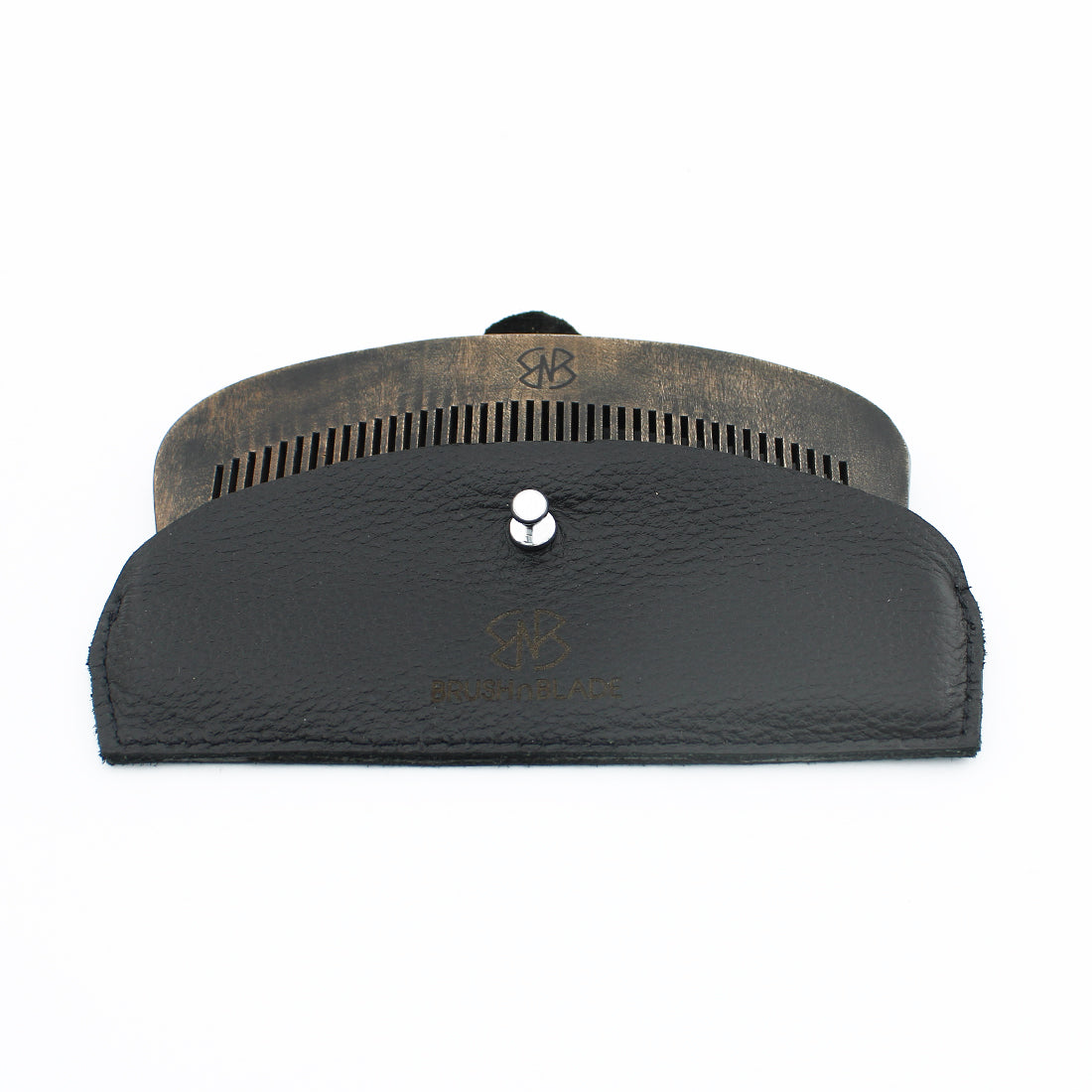Durable Leather Case for Premium Wooden Comb