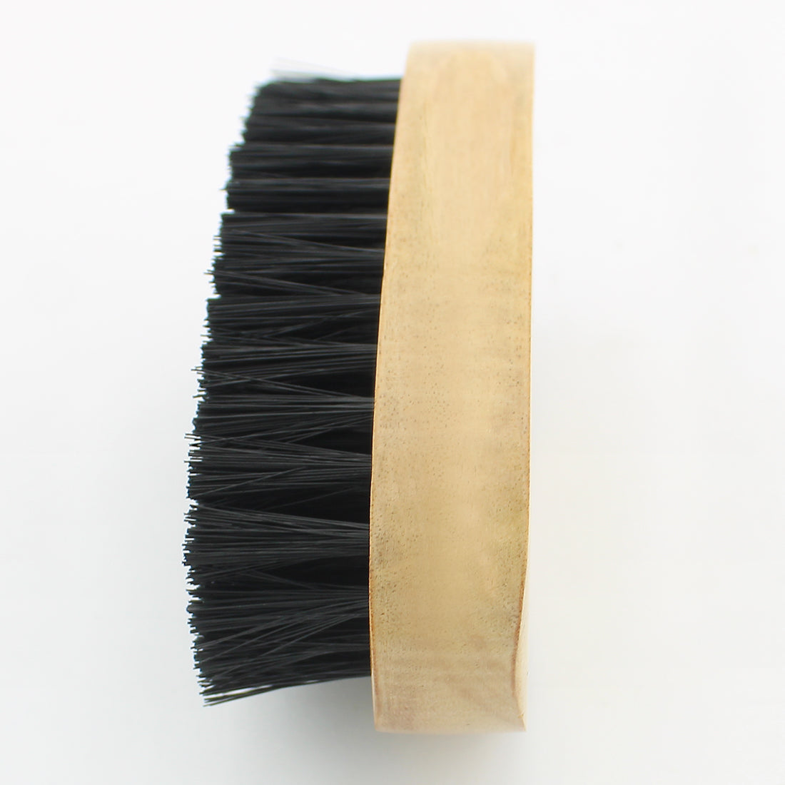 Men’s Wooden Beard Brush with Black Vegan Bristles
