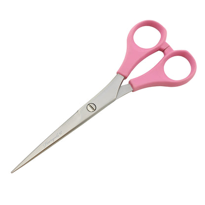 6" Pink Professional Hair Cutting Scissor with Leather Pouch