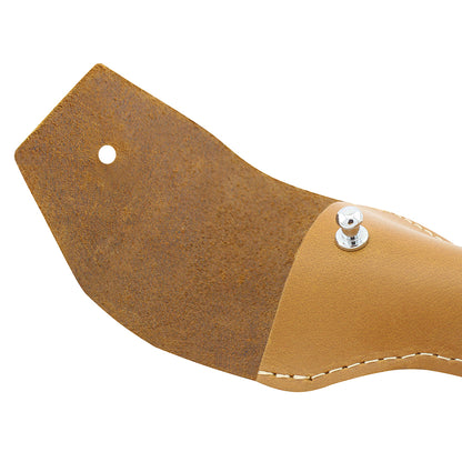 Brown Leather Pouch for Double Edge Safety Razor