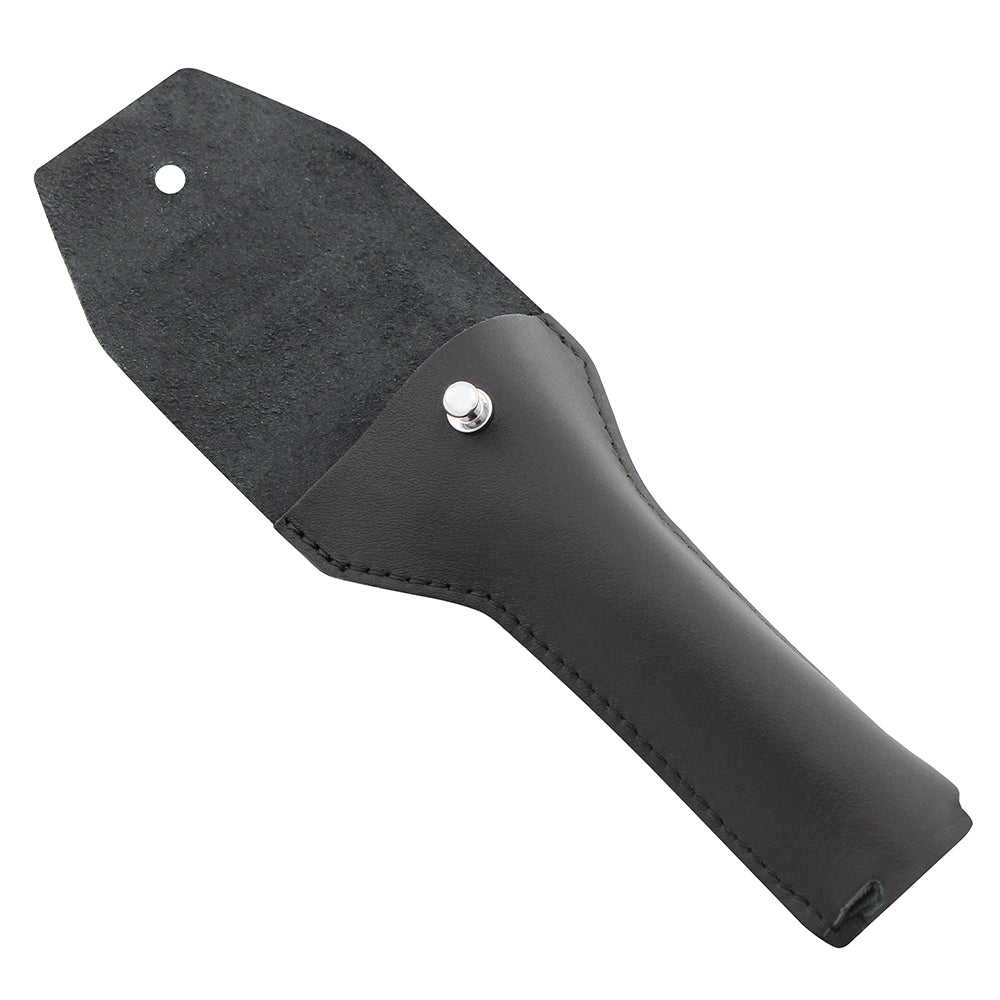 Black Leather Pouch for Double Edge Safety Razor