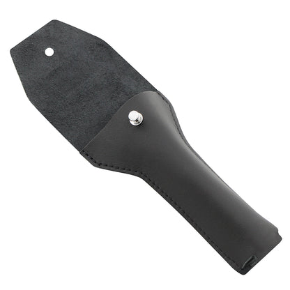 Black Leather Pouch for Double Edge Safety Razor