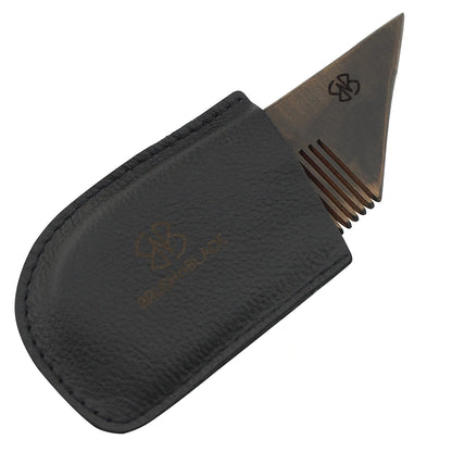Antique Wooden Anti-Static Beard Comb