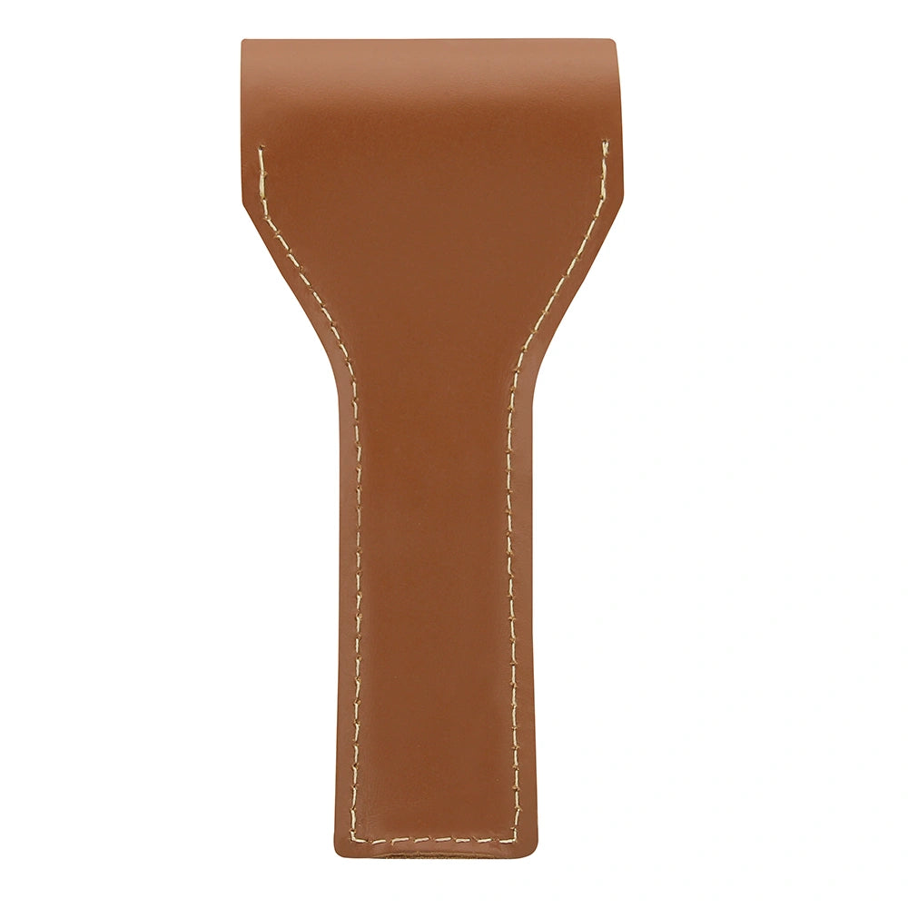 Brown Leather Pouch for Double Edge Safety Razor