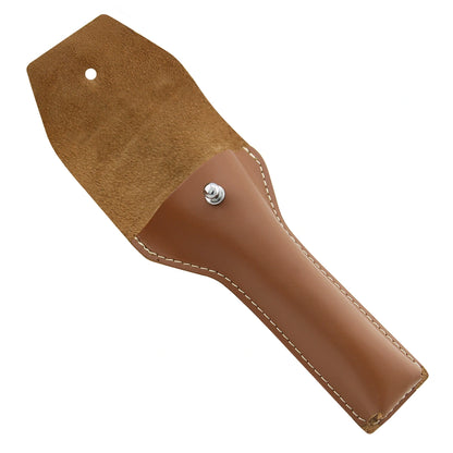 Brown Leather Pouch for Double Edge Safety Razor