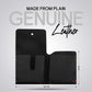 Card Holder Black Textured and Plain Leather Slim Wallet