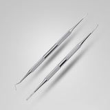 Ingrown Toenail Lifter and Nail Filer Set Stainless Steel