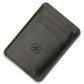 Leather Card Holder in Plain Black and Textured Black Finish