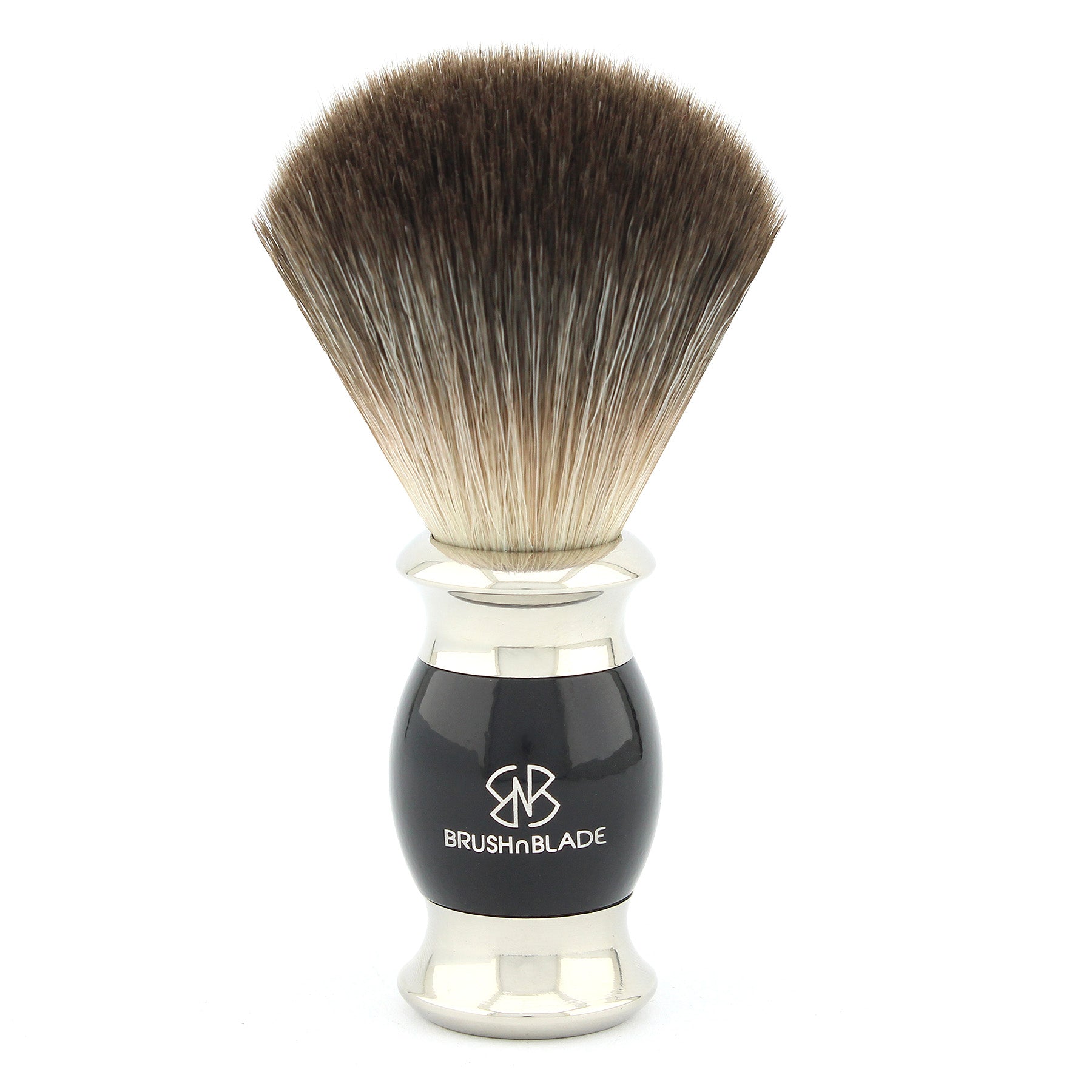 Lee Black Synthetic Shaving Brush with Black Handle