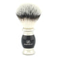 Lee Silver Synthetic Shaving Brush - Black Handle
