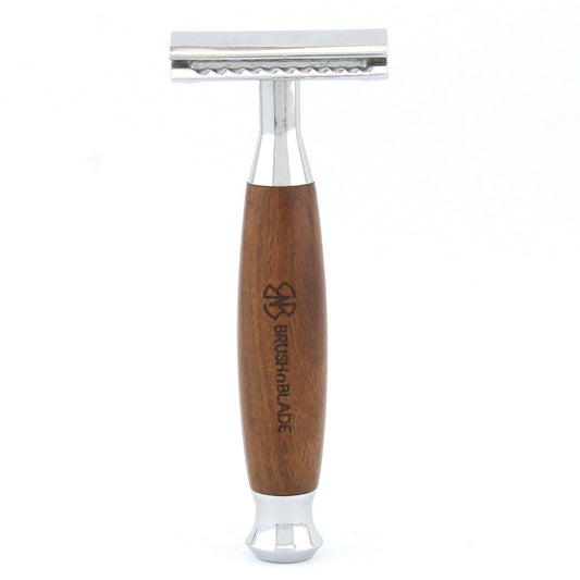 Lee Wooden Handle Double Edge Razor
