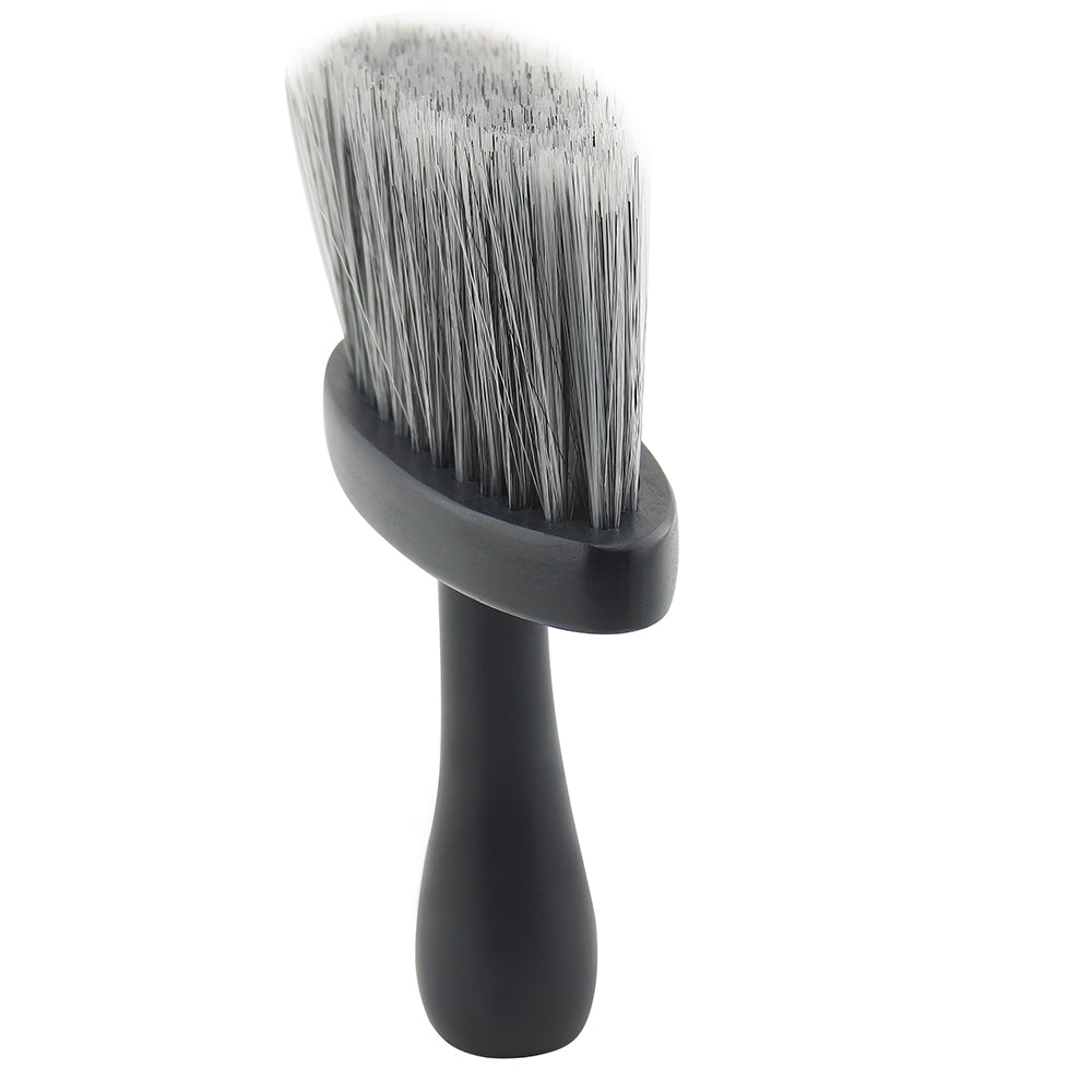 BrushnBlade Barber Neck Duster with Black Plastic Handle