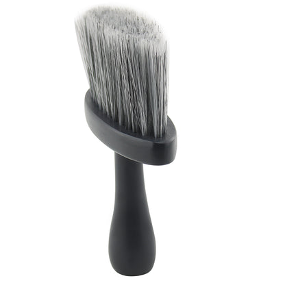 BrushnBlade Barber Neck Duster with Black Plastic Handle
