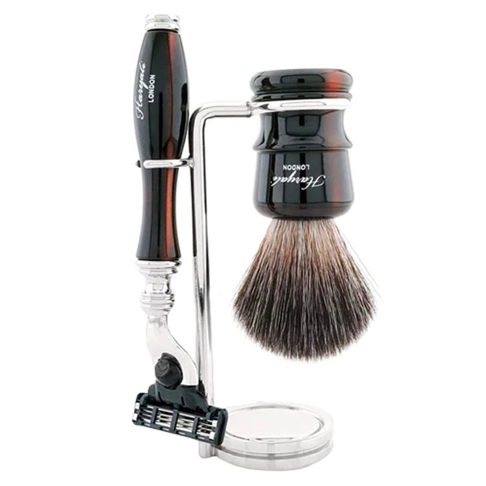 Lincoln 5-Pc Men's Shaving Kit with Black Badger Brush