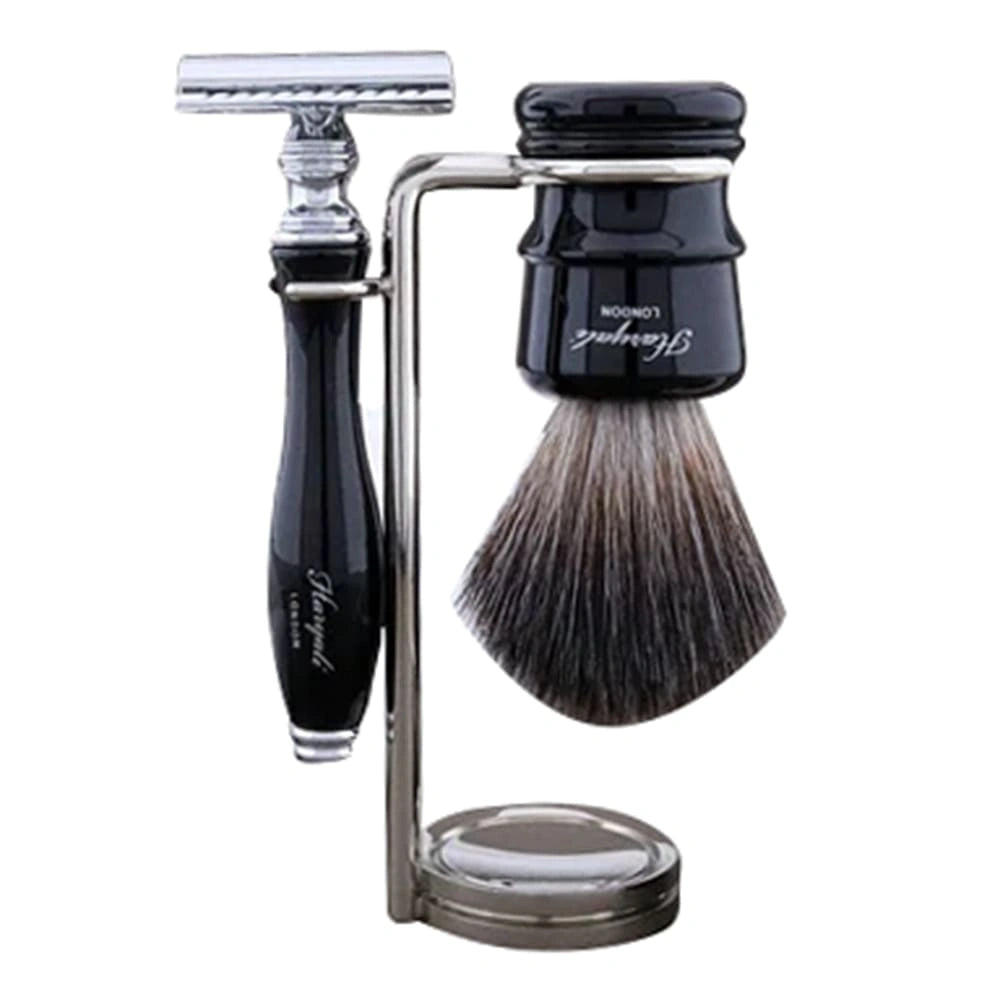 Lincoln 5-Pc Men's Shaving Kit with Black Badger Brush