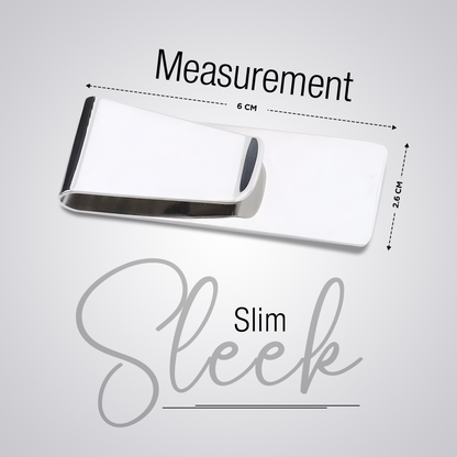 Money Clipper Stainless Steel Slim Cash Holder
