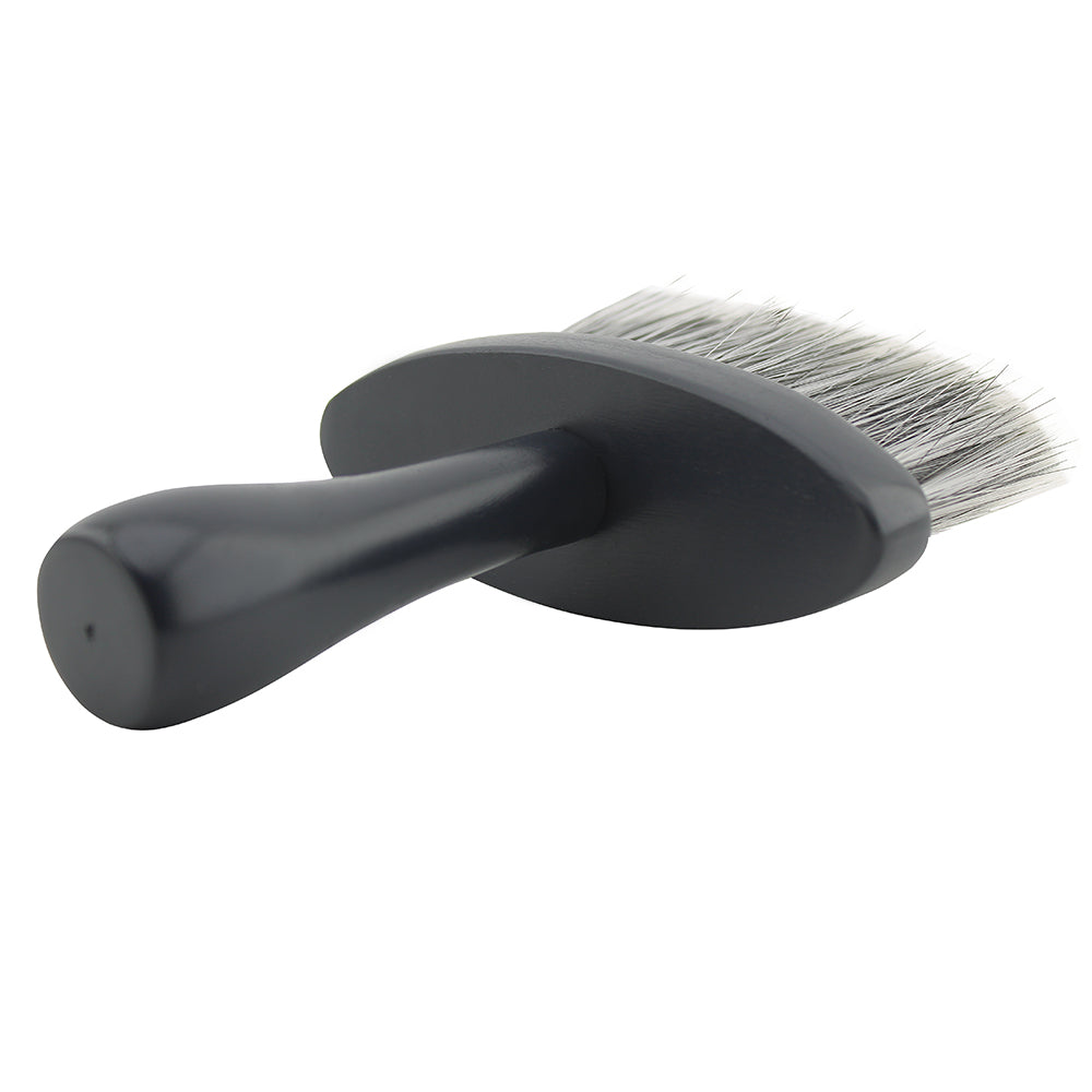 BrushnBlade Barber Neck Duster with Black Plastic Handle