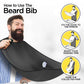 No-mess shaving apron with secure mirror attachment

