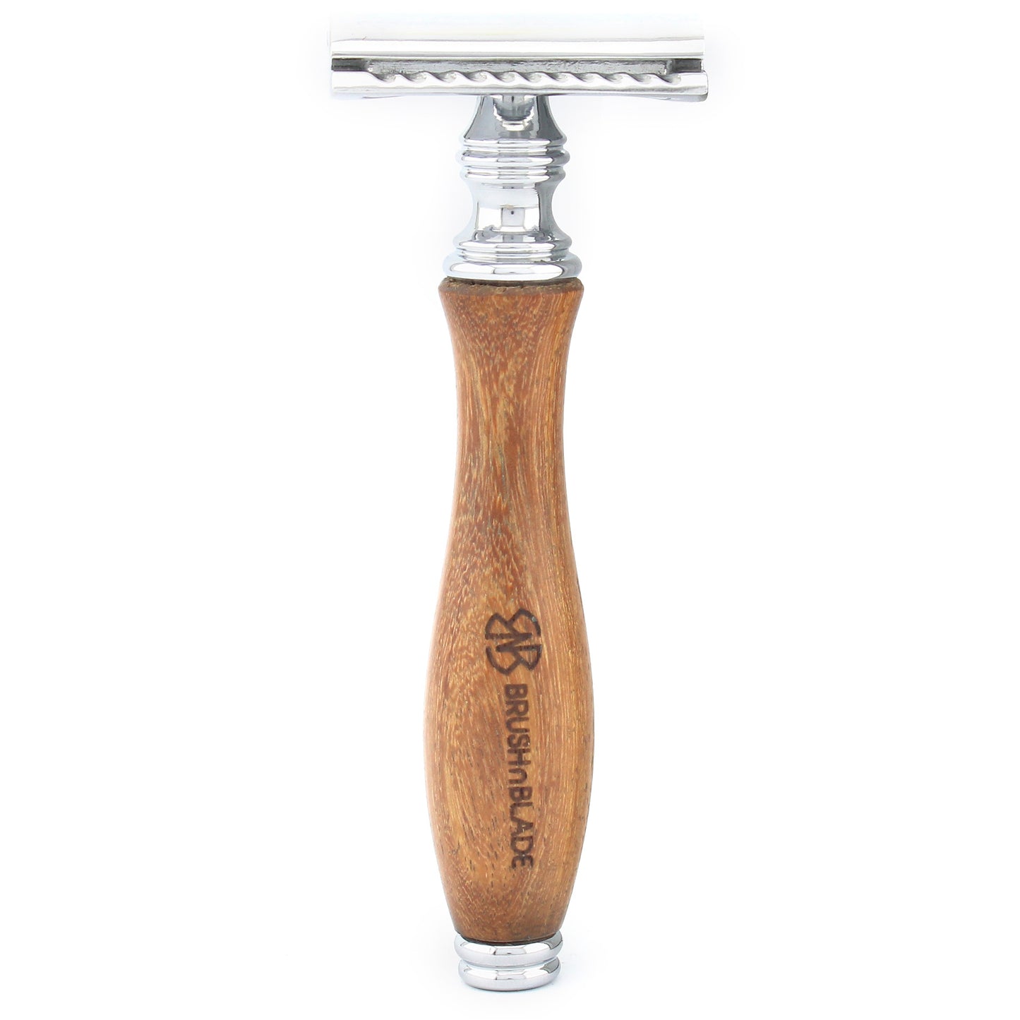 OBH Double Edge Safety Razor in wooden