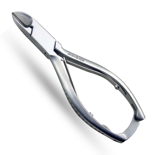 Professional 5 Inch Curved Toenail Clipper with Stainless Steel Finish