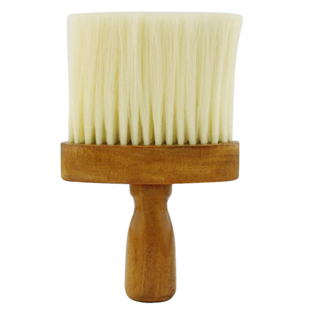 Premium Barber Neck Duster Brush | Wooden Hair Cleaning Brush