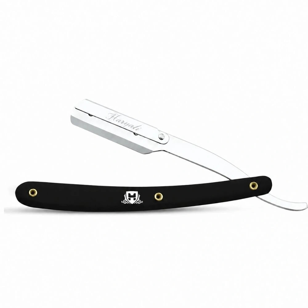 Replaceable Blade Cut Throat Razor in Plastic Handle
