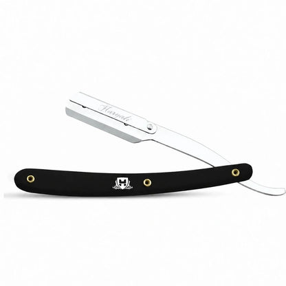 Replaceable Blade Cut Throat Razor in Plastic Handle