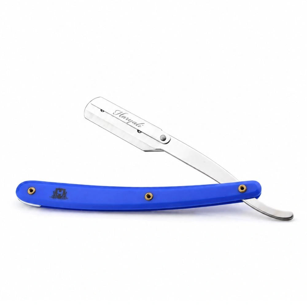 Replaceable Blade Cut Throat Razor in Plastic Handle