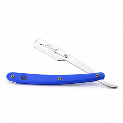 Replaceable Blade Cut Throat Razor in Plastic Handle