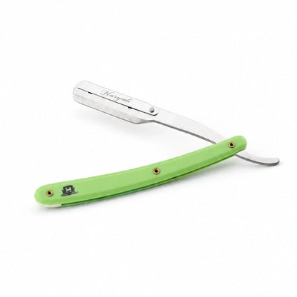 Replaceable Blade Cut Throat Razor in Plastic Handle