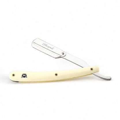 Replaceable Blade Cut Throat Razor in Plastic Handle
