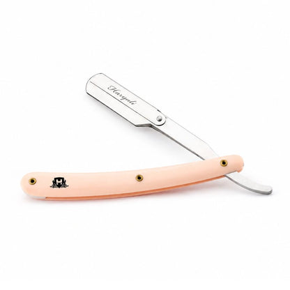 Replaceable Blade Cut Throat Razor in Plastic Handle