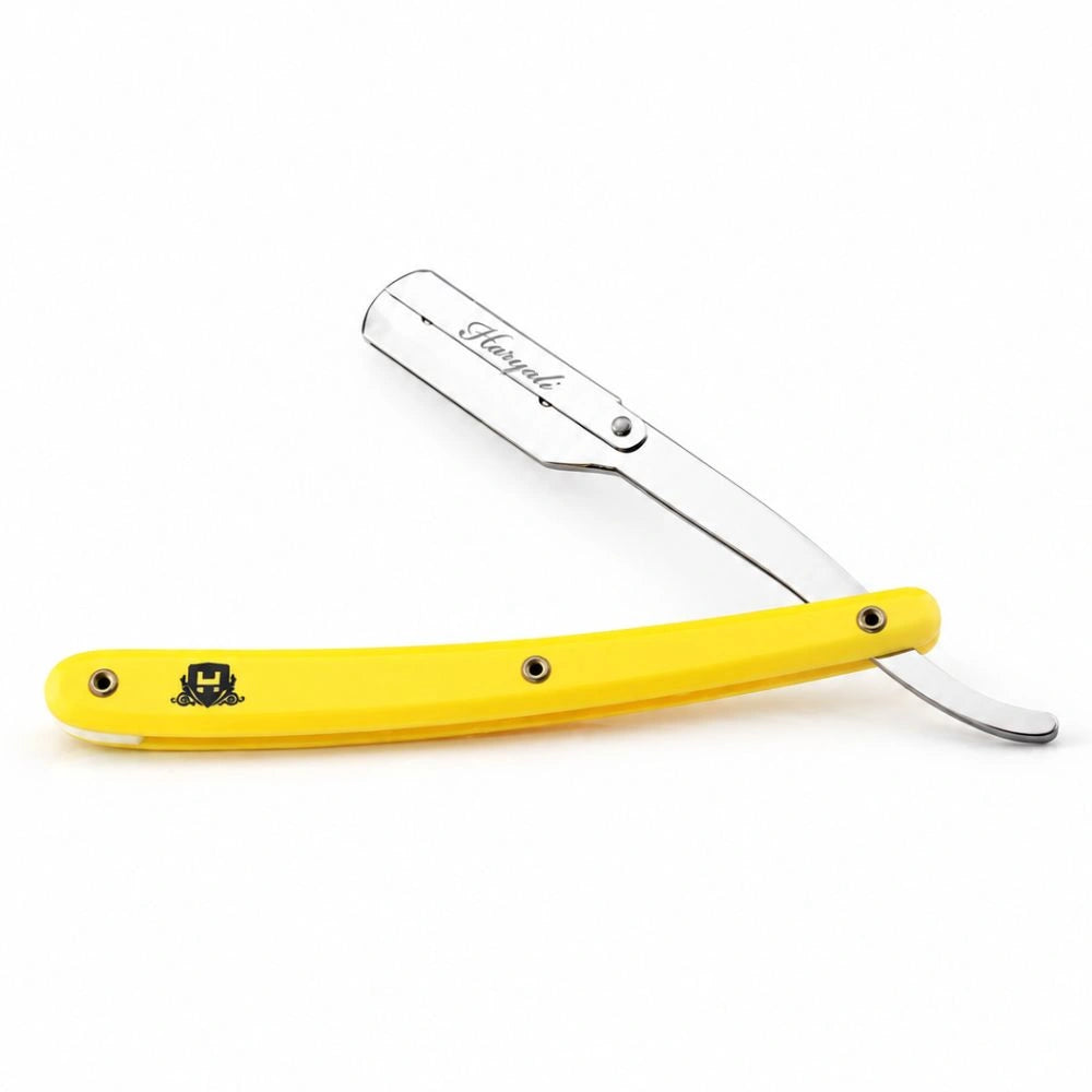 Replaceable Blade Cut Throat Razor in Plastic Handle