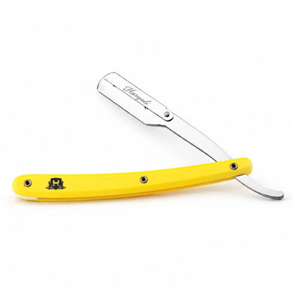 Replaceable Blade Cut Throat Razor in Plastic Handle