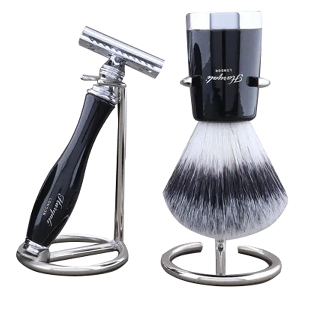Rotta Silver Synthetic Brush Shaving Kit For Men