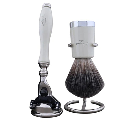 Rotta Synthetic Black Badger Men’s Shaving Set