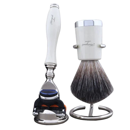 Rotta Synthetic Black Badger Men’s Shaving Set