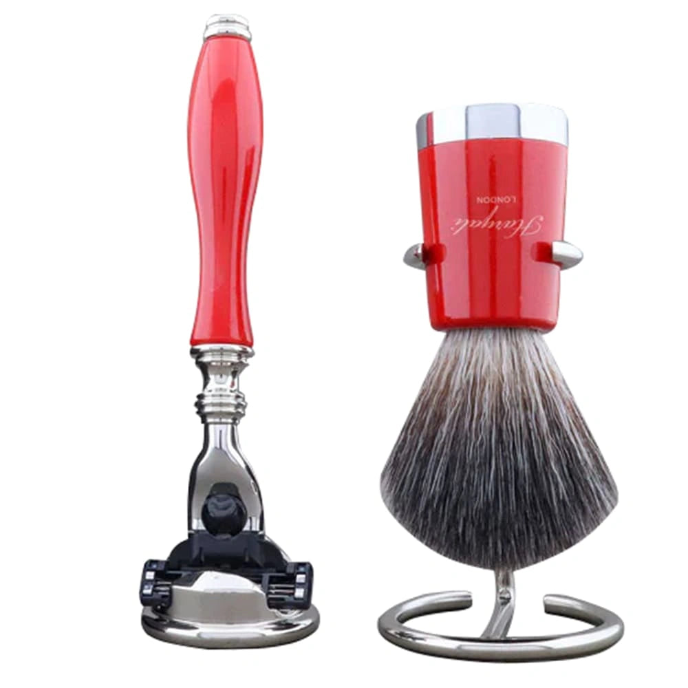 Rotta Synthetic Black Badger Men’s Shaving Set
