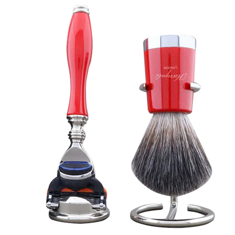 Rotta Synthetic Black Badger Men’s Shaving Set
