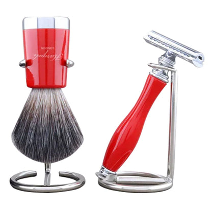 Rotta Synthetic Black Badger Men’s Shaving Set