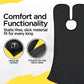 Shaving apron with mirror grip for no-mess grooming

