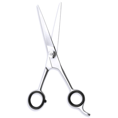 Silver 6.5” Hairdressing Scissors Set with Adjustable Screws