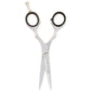 Silver 5.5” Hairdressing Scissors with Fixed Screws