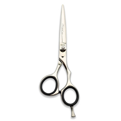 Silver 5.5” Offset Hairdressing Scissors Set with Adjustable Screws